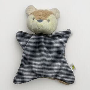 Animal Adventure Deer Baby Security Blanket Lovey Tan Beige Plush Soft Fur Toy